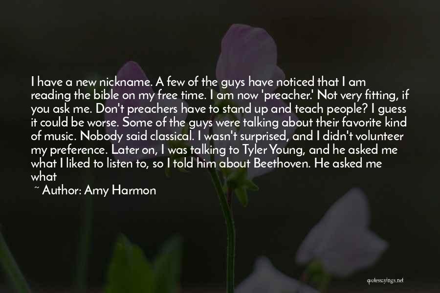Preachers Quotes By Amy Harmon