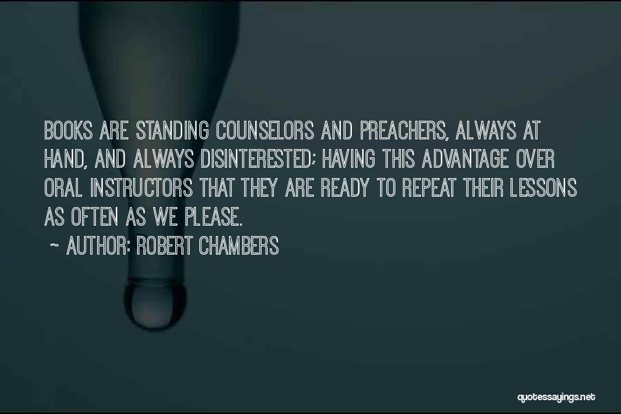 Preachers Quotes By Robert Chambers