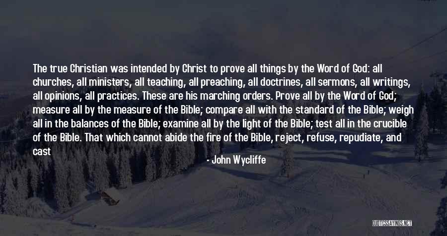 Preaching In Bible Quotes By John Wycliffe Preaching In Bible Quotes By John Wycliffe