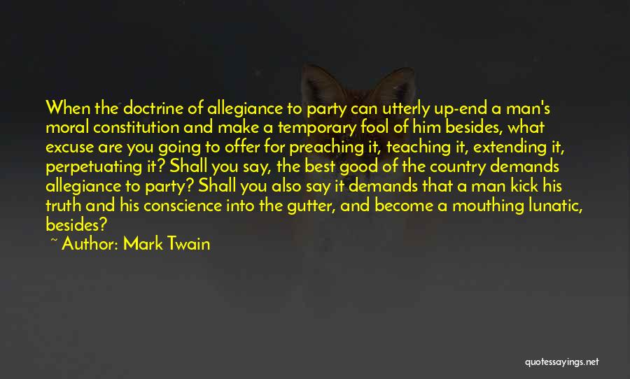 Preaching The Truth Quotes By Mark Twain