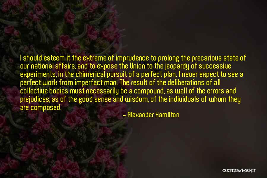 Precarious Quotes By Alexander Hamilton