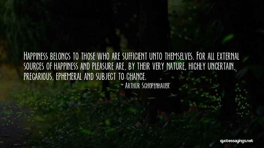 Precarious Quotes By Arthur Schopenhauer