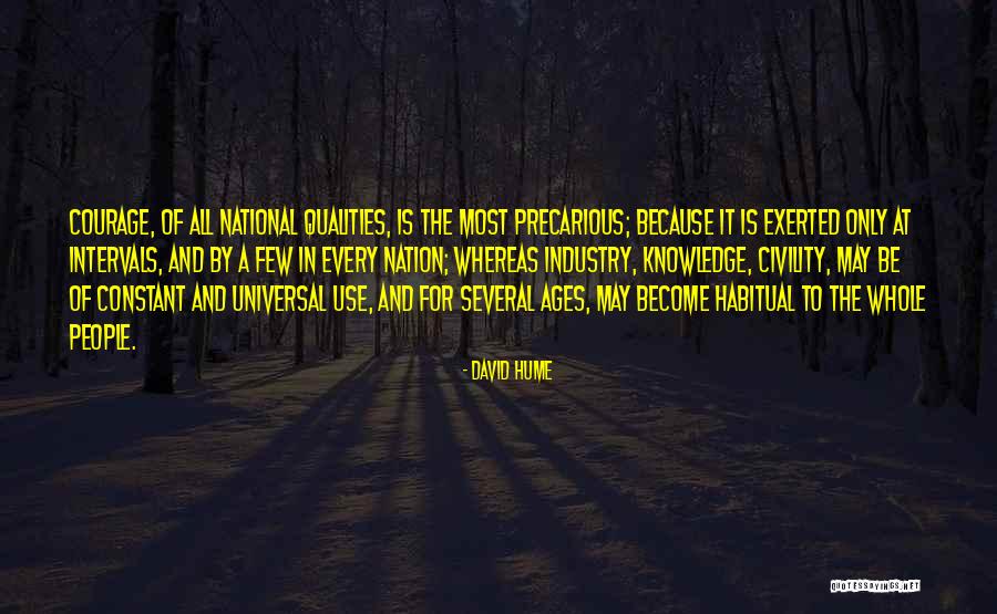 Precarious Quotes By David Hume Precarious Quotes By David Hume