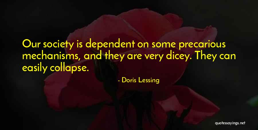 Precarious Quotes By Doris Lessing Precarious Quotes By Doris Lessing