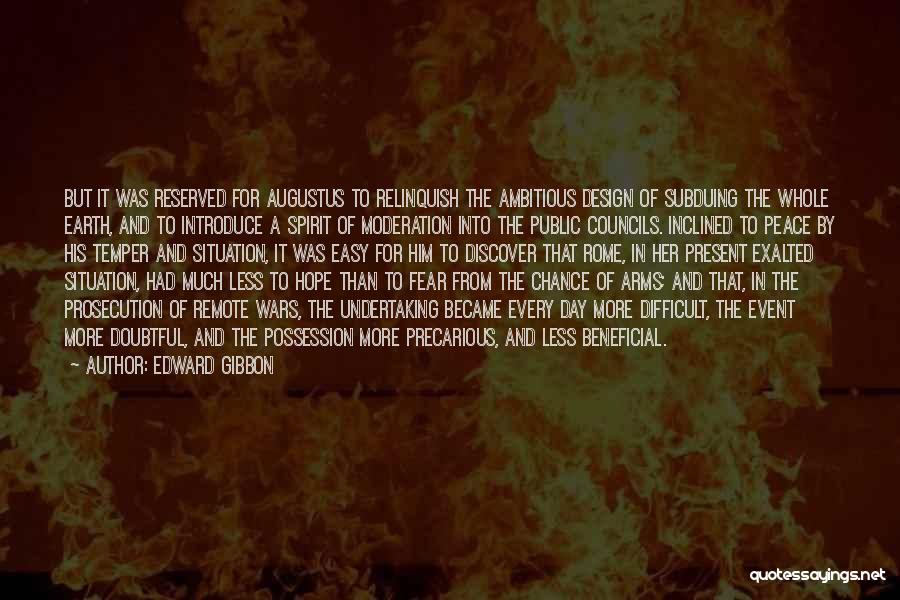 Precarious Quotes By Edward Gibbon