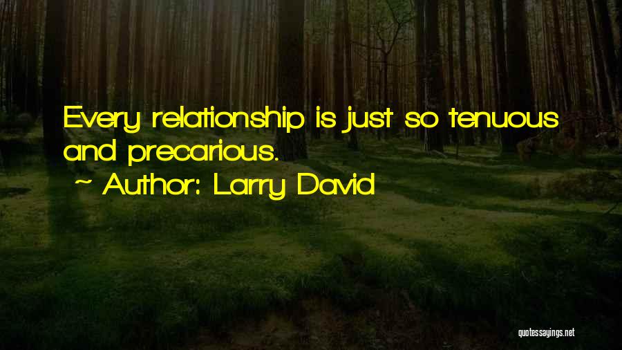 Precarious Quotes By Larry David