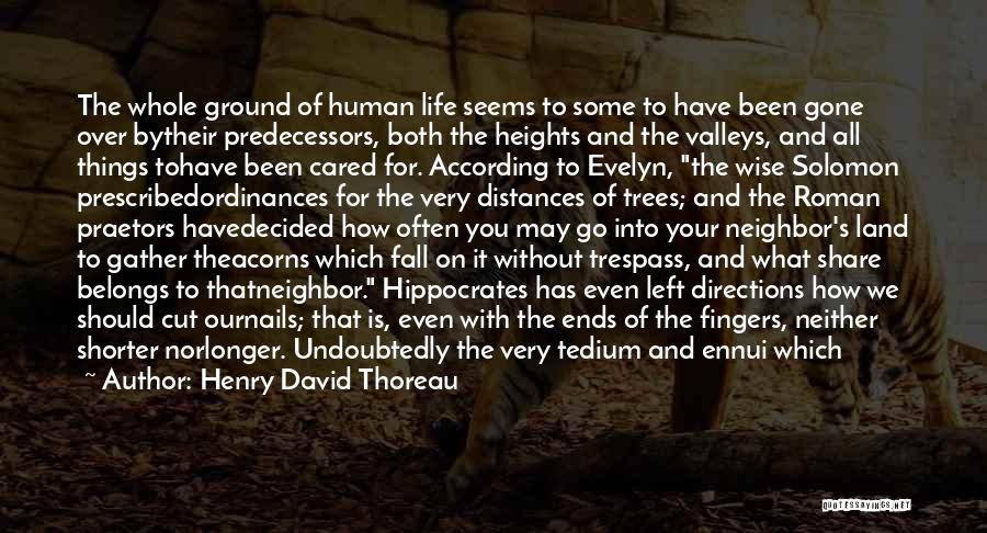 Precedents Quotes By Henry David Thoreau