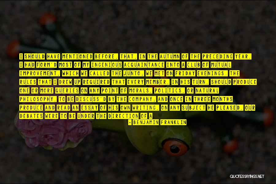Preceding Quotes By Benjamin Franklin Preceding Quotes By Benjamin Franklin