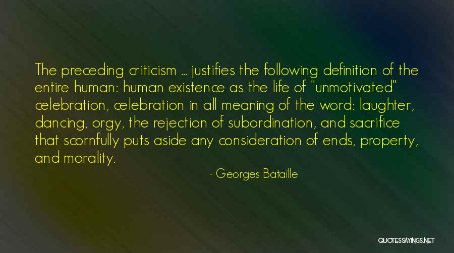Preceding Quotes By Georges Bataille Preceding Quotes By Georges Bataille