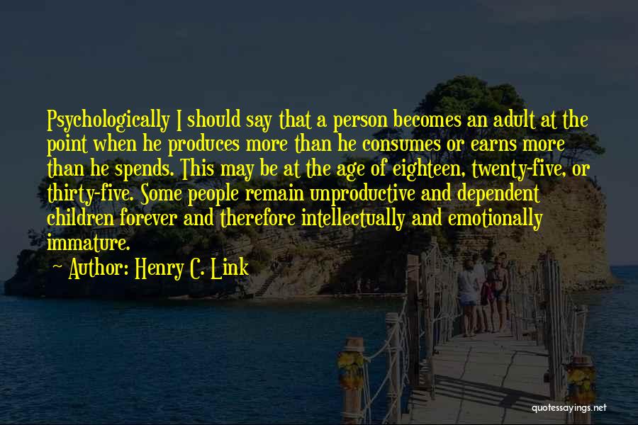 Precept Of The Day Quotes By Henry C. Link