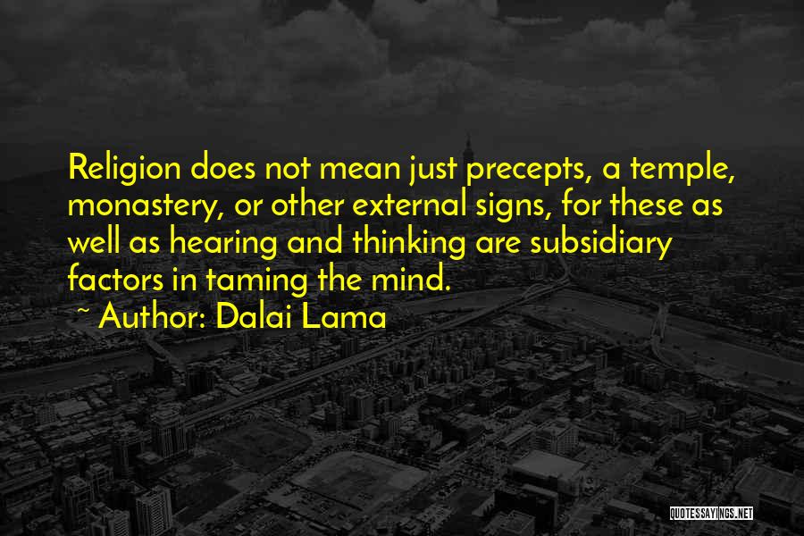 Precepts Quotes By Dalai Lama