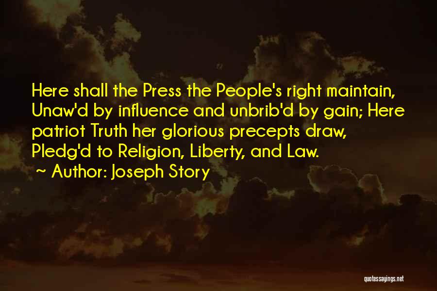 Precepts Quotes By Joseph Story