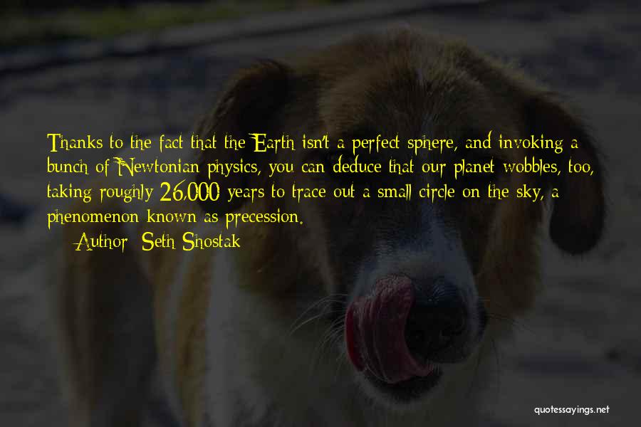 Precession Quotes By Seth Shostak