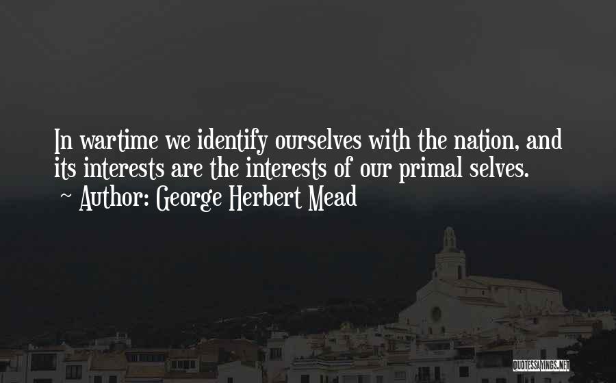 Prechtl Nancy Quotes By George Herbert Mead