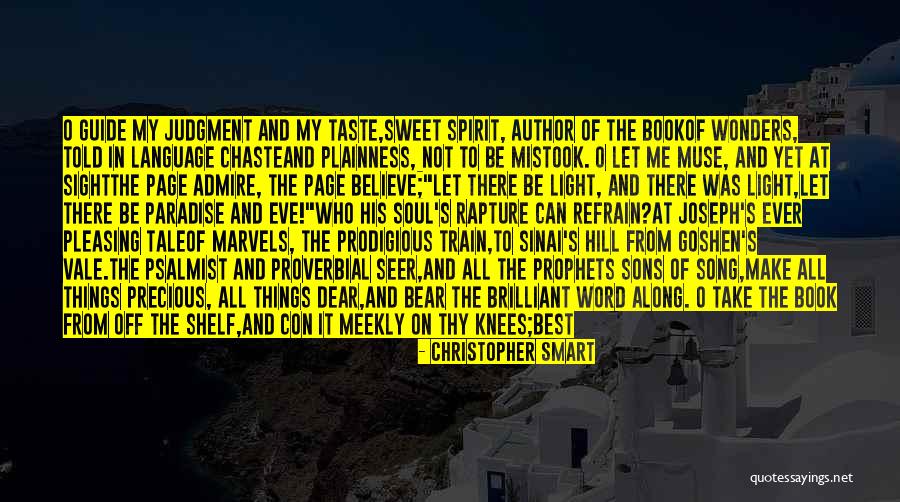 Precious Bible Quotes By Christopher Smart Precious Bible Quotes By Christopher Smart