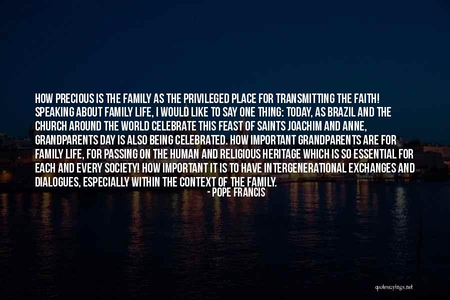 Precious Human Life Quotes By Pope Francis Precious Human Life Quotes By Pope Francis