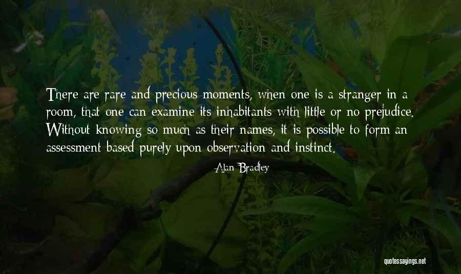 Precious Moments Quotes By Alan Bradley