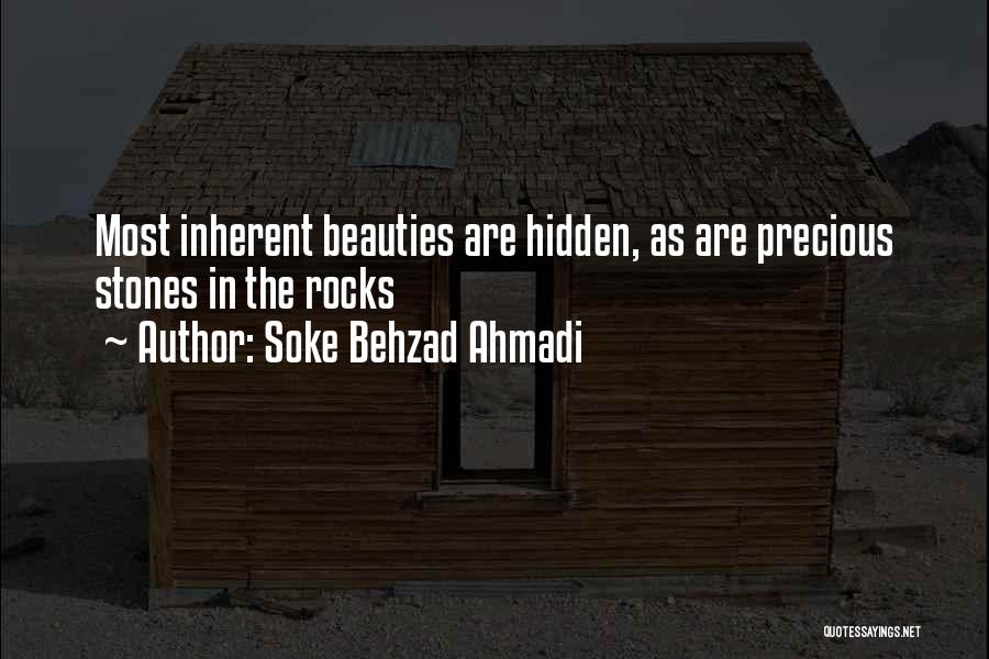 Precious Stones Quotes By Soke Behzad Ahmadi