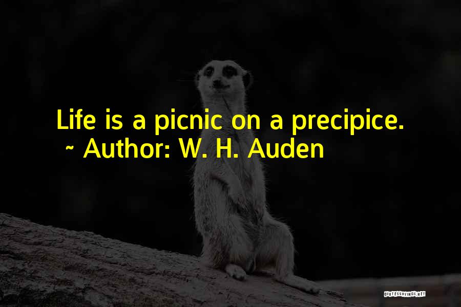 Precipice Quotes By W. H. Auden