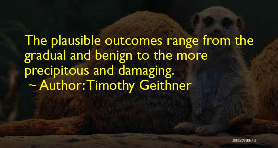 Precipitous Quotes By Timothy Geithner