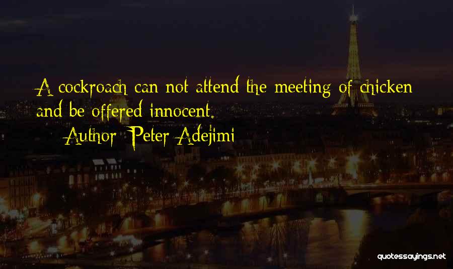 Predator And Prey Quotes By Peter Adejimi
