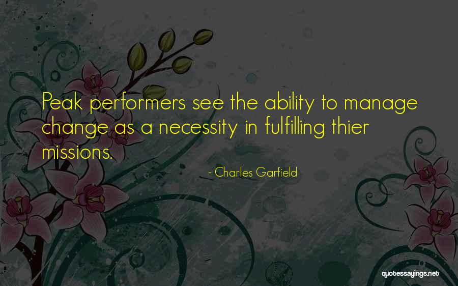 Predecible Que Quotes By Charles Garfield Predecible Que Quotes By Charles Garfield