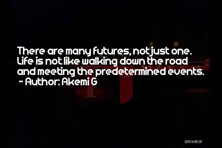 Predetermined Future Quotes By Akemi G