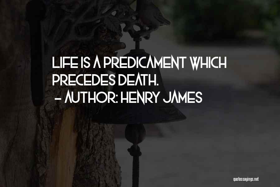 Predicament Quotes By Henry James