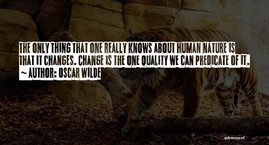 Predicate Quotes By Oscar Wilde