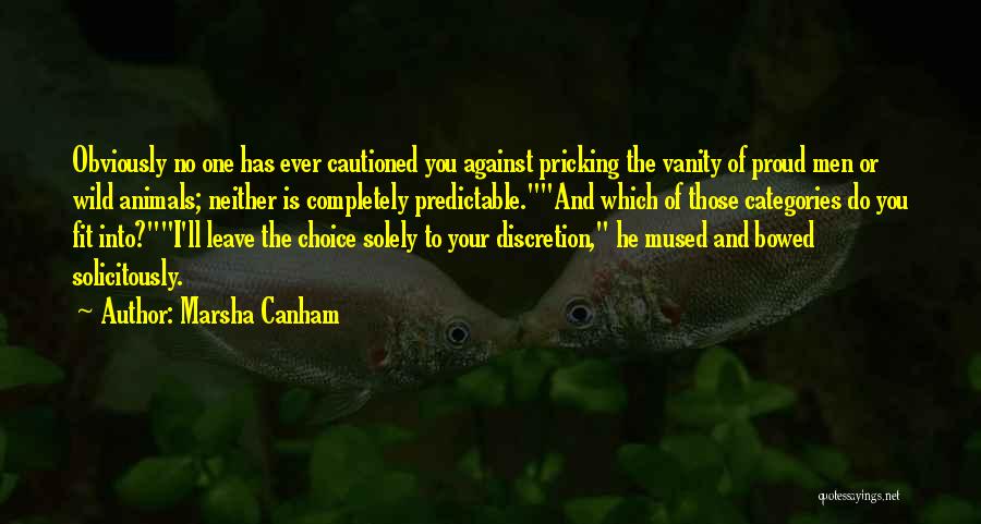 Predictable Quotes By Marsha Canham