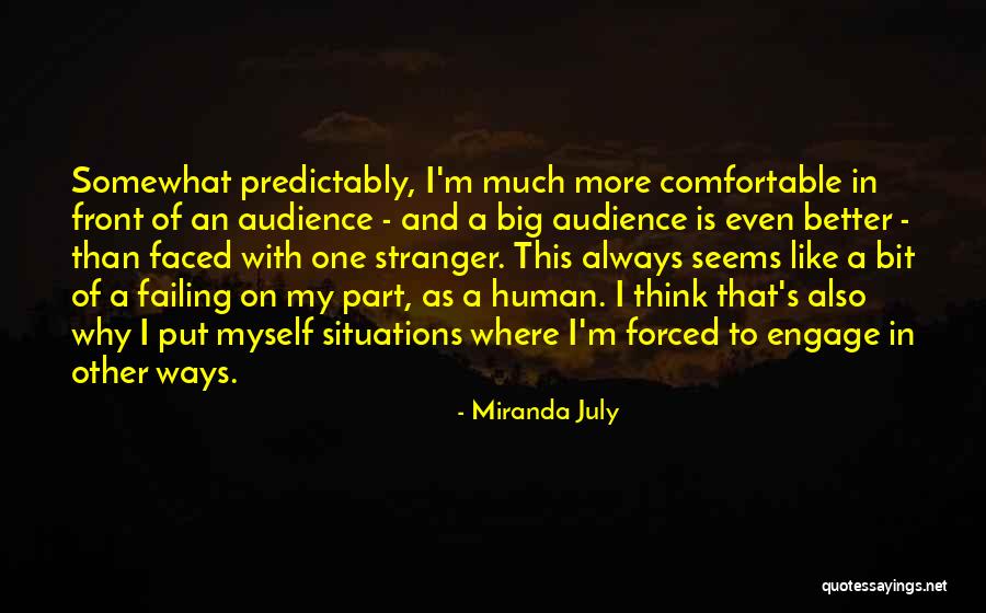 Predictably Quotes By Miranda July Predictably Quotes By Miranda July