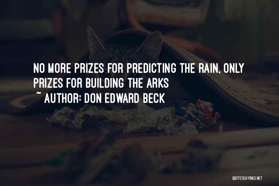 Predicting Quotes By Don Edward Beck