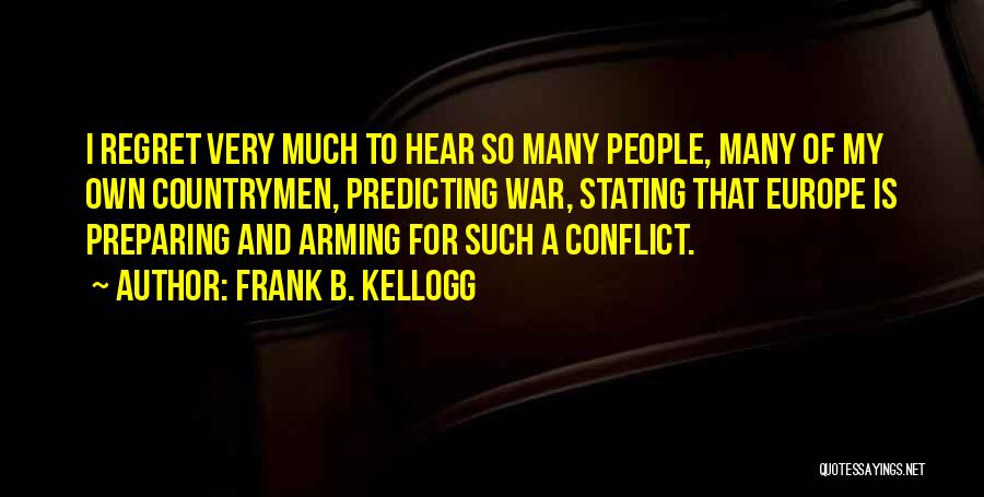 Predicting Quotes By Frank B. Kellogg