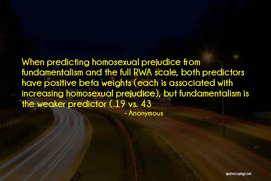 Predictors Quotes By Anonymous Predictors Quotes By Anonymous