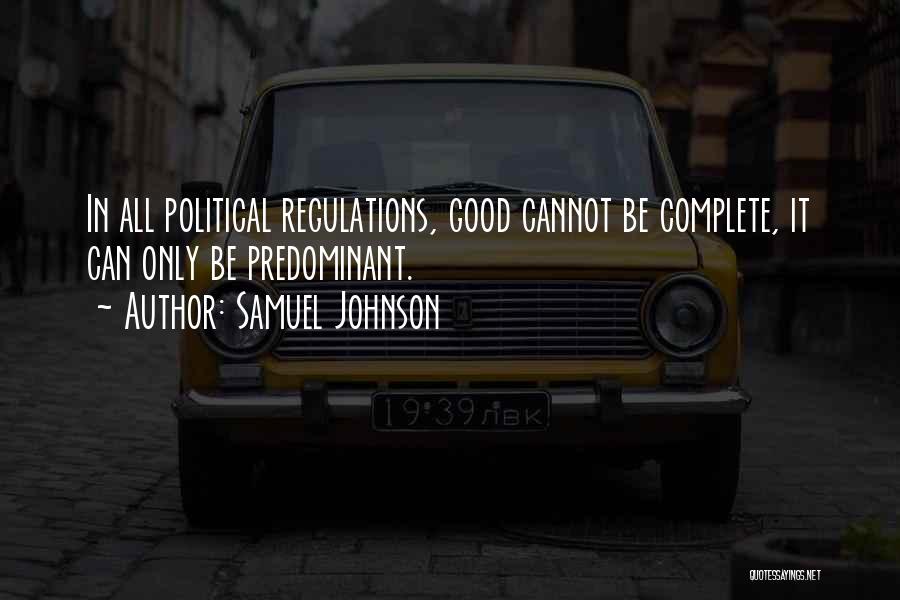 Predominant Quotes By Samuel Johnson
