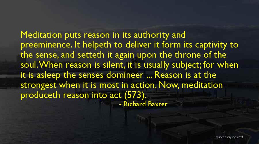 Preeminence Quotes By Richard Baxter