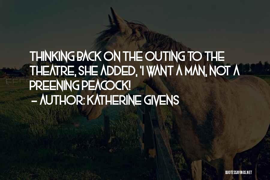 Preening Quotes By Katherine Givens