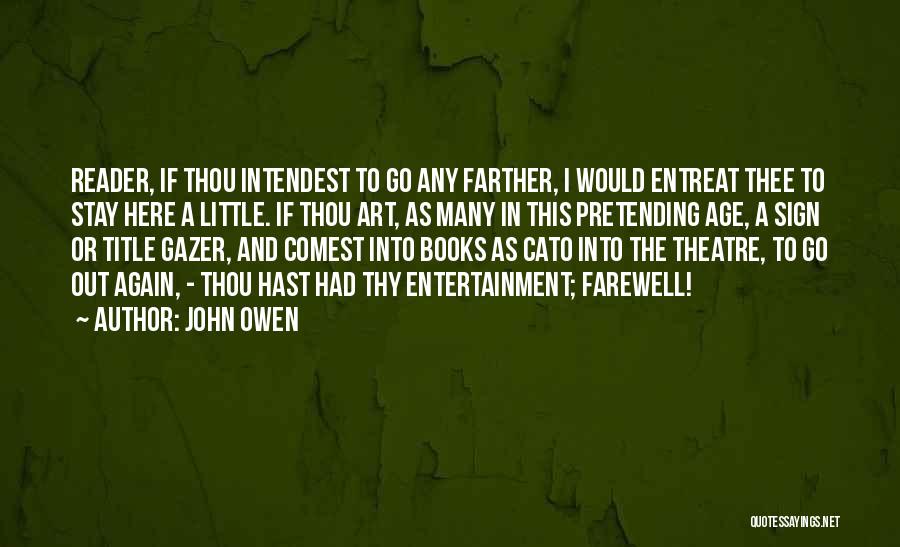 Preface Quotes By John Owen