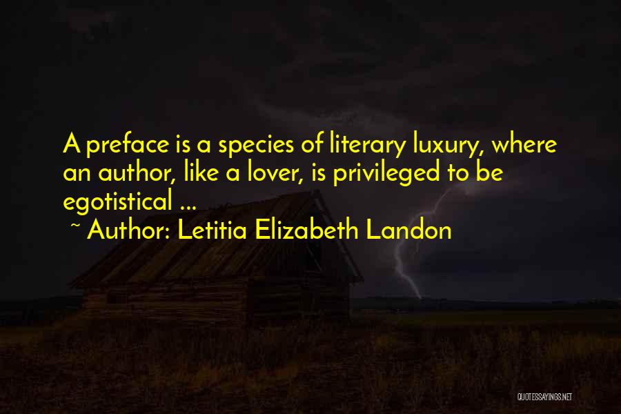 Preface Quotes By Letitia Elizabeth Landon