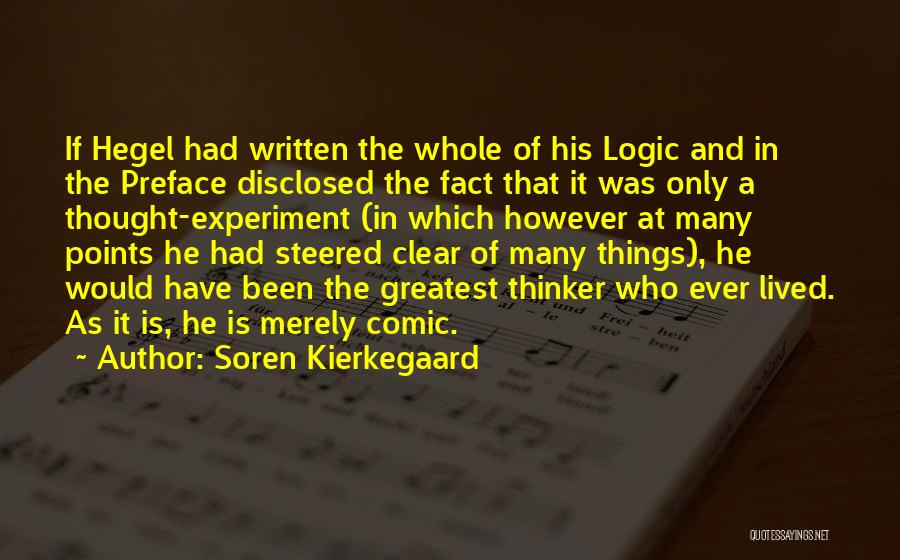 Preface Quotes By Soren Kierkegaard