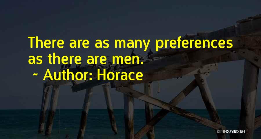 Preferences Quotes By Horace