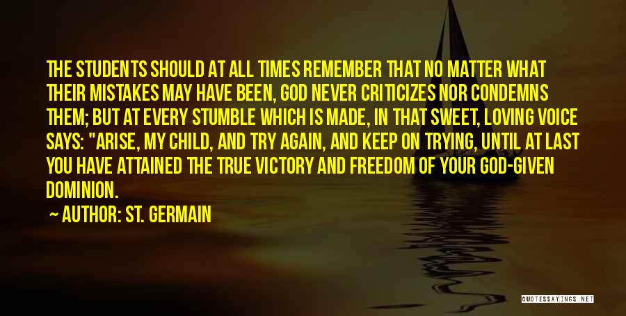 Prefiguration Quotes By St. Germain