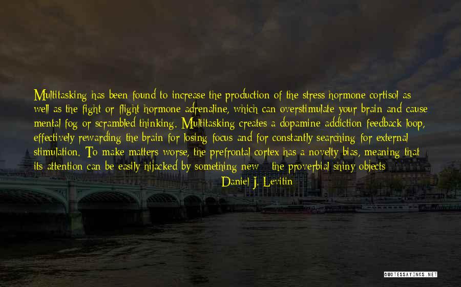 Prefrontal Cortex Quotes By Daniel J. Levitin Prefrontal Cortex Quotes By Daniel J. Levitin