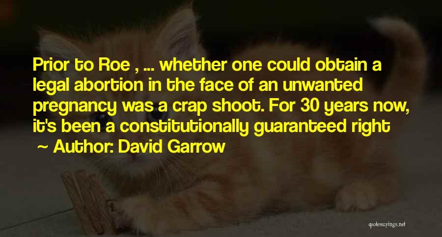 Pregnancy Abortion Quotes By David Garrow