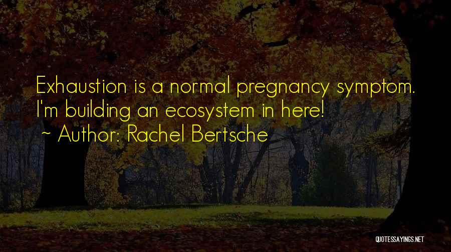 Pregnancy Exhaustion Quotes By Rachel Bertsche