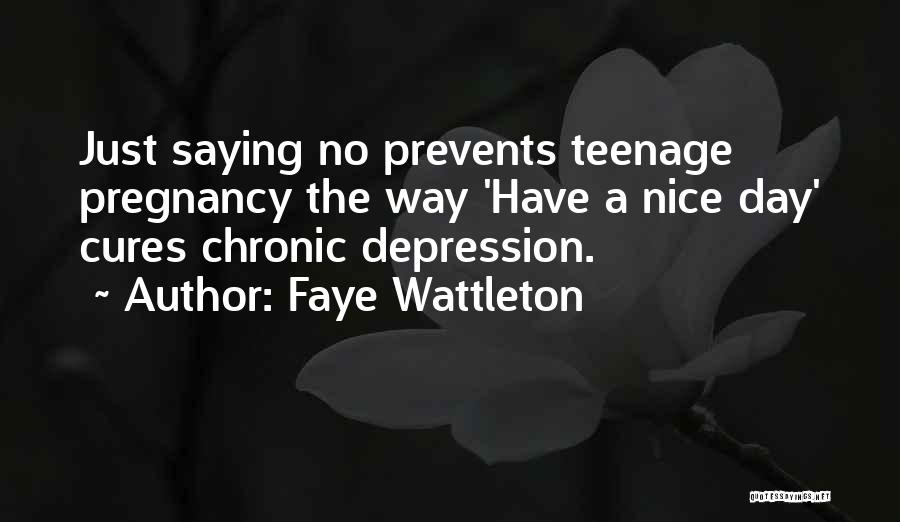 Pregnancy Quotes By Faye Wattleton