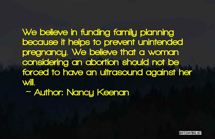 Pregnancy Ultrasound Quotes By Nancy Keenan