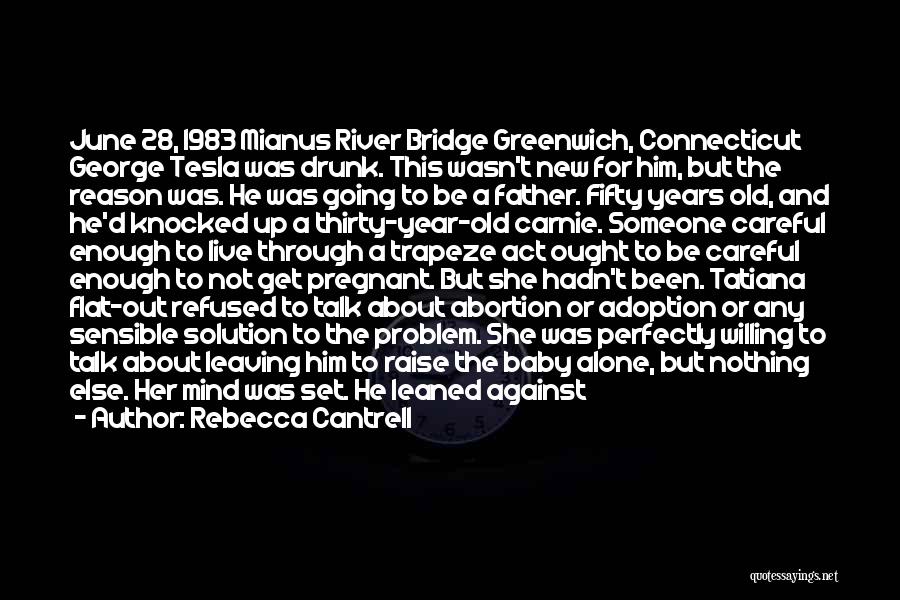 Pregnant And Doing It Alone Quotes By Rebecca Cantrell