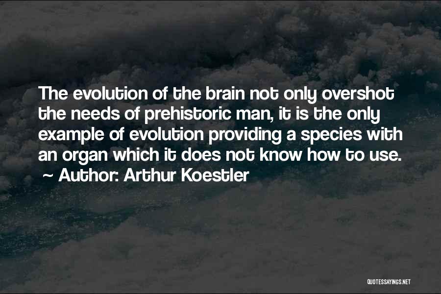 Prehistoric Quotes By Arthur Koestler