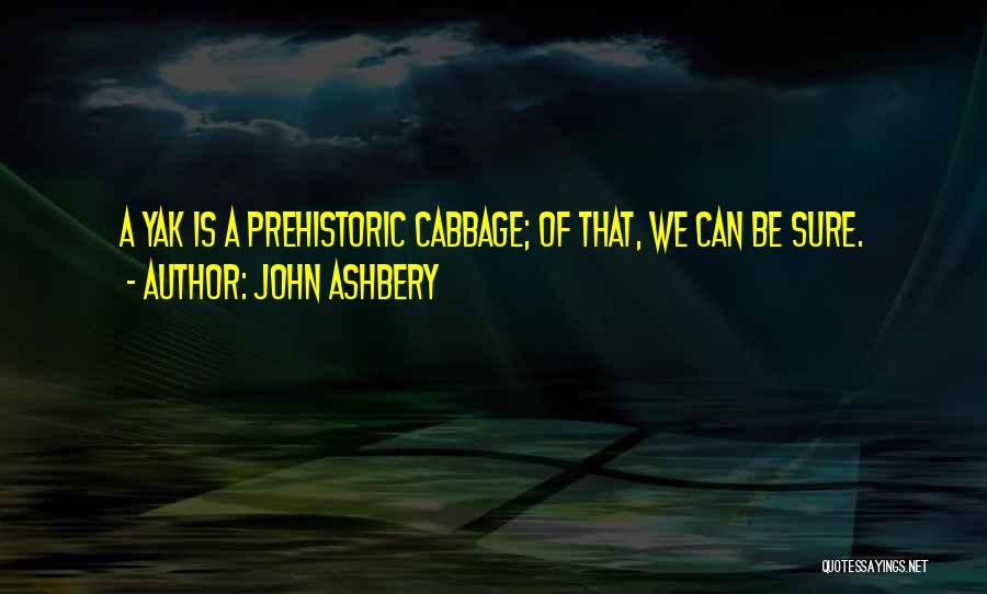 Prehistoric Quotes By John Ashbery